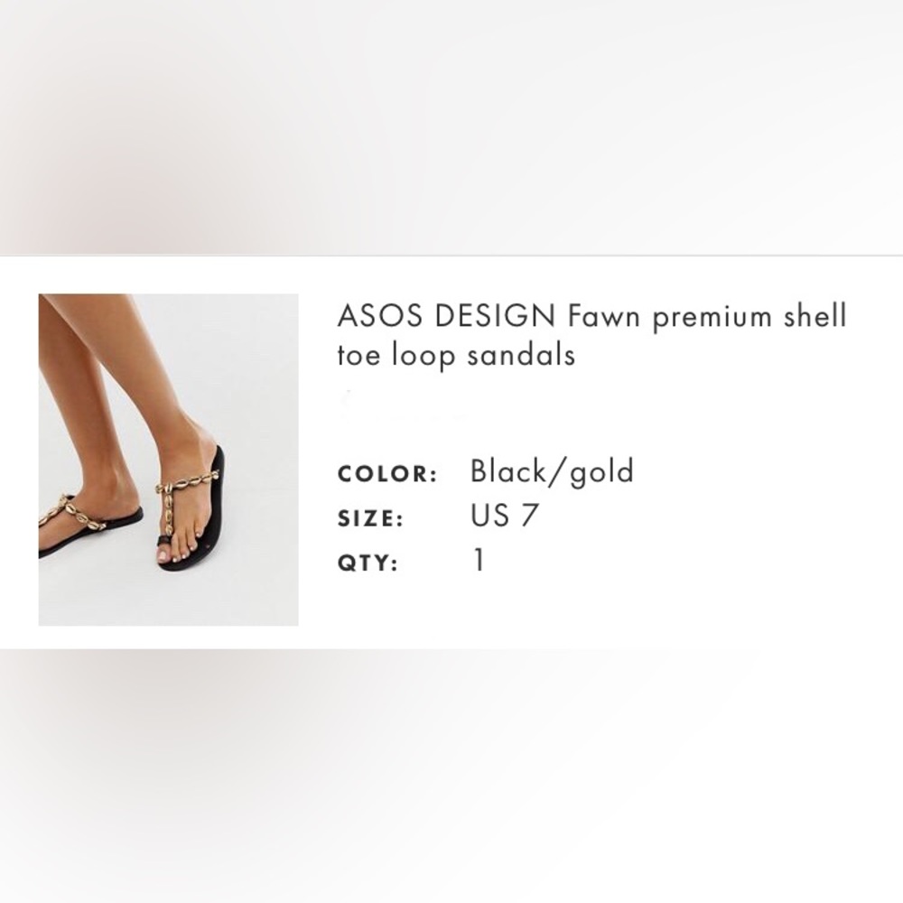 Metal shell sandals